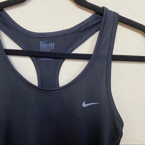 NWOT NIKE Black Dri-Fit Racerback Tank Top - Picture 2 of 5